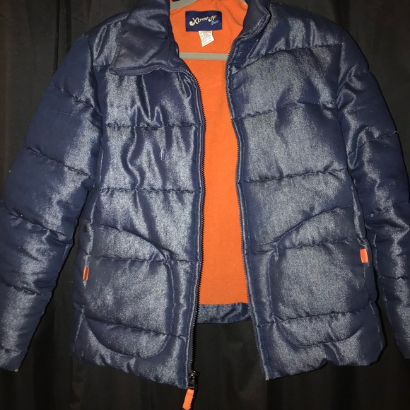 denim puffer jacket - Picture 1 of 3